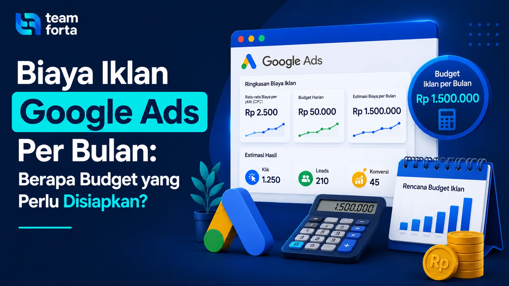 Team Forta - Biaya Iklan Google Ads Per Bulan