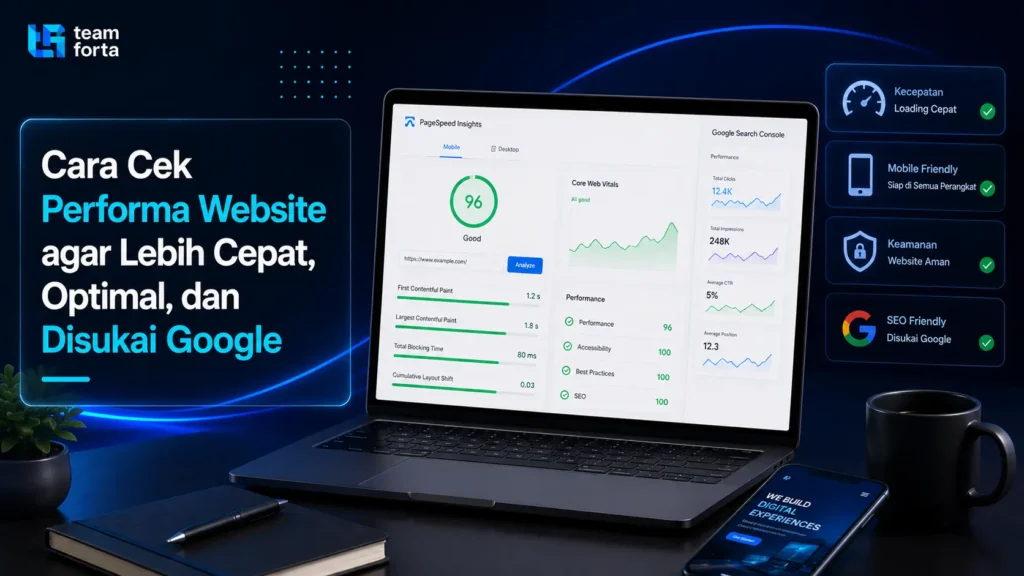 Team Forta - Cara Cek Performa Website