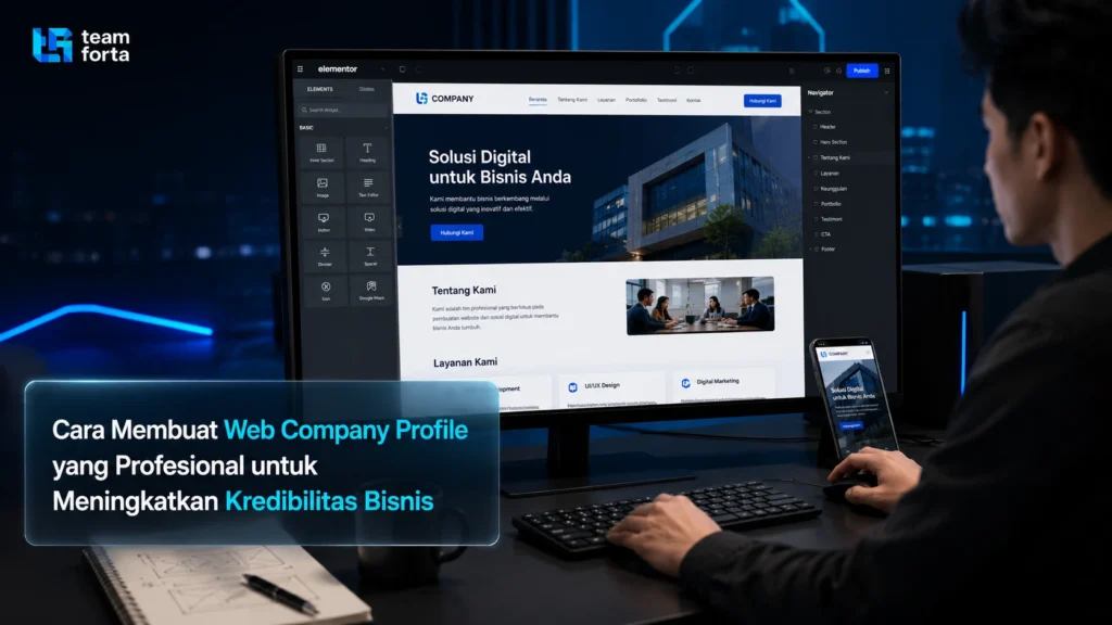 Team Forta - Cara Membuat Web Company Profile