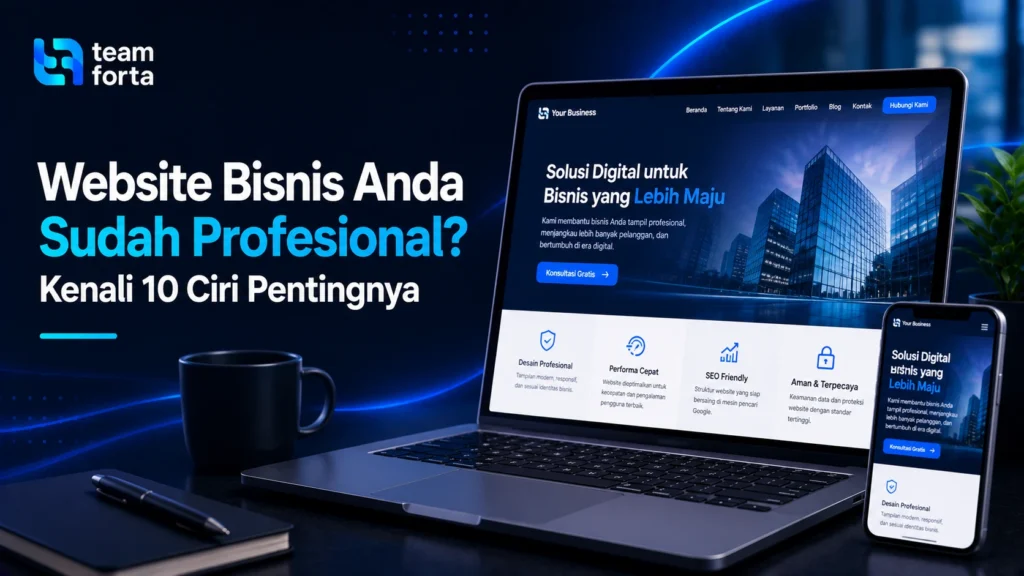 Website Bisnis Anda Sudah Profesional? Kenali 10 Ciri Pentingnya