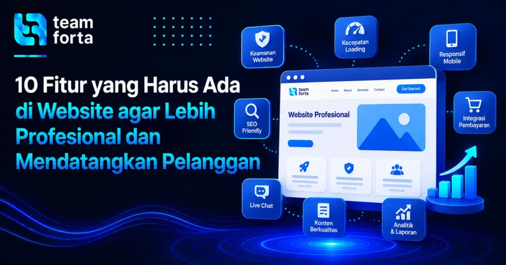 Team Forta - Fitur yang Harus Ada di Website agar Lebih Profesional