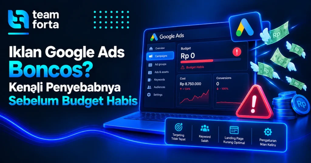Team Forta - Iklan Google Ads Boncos