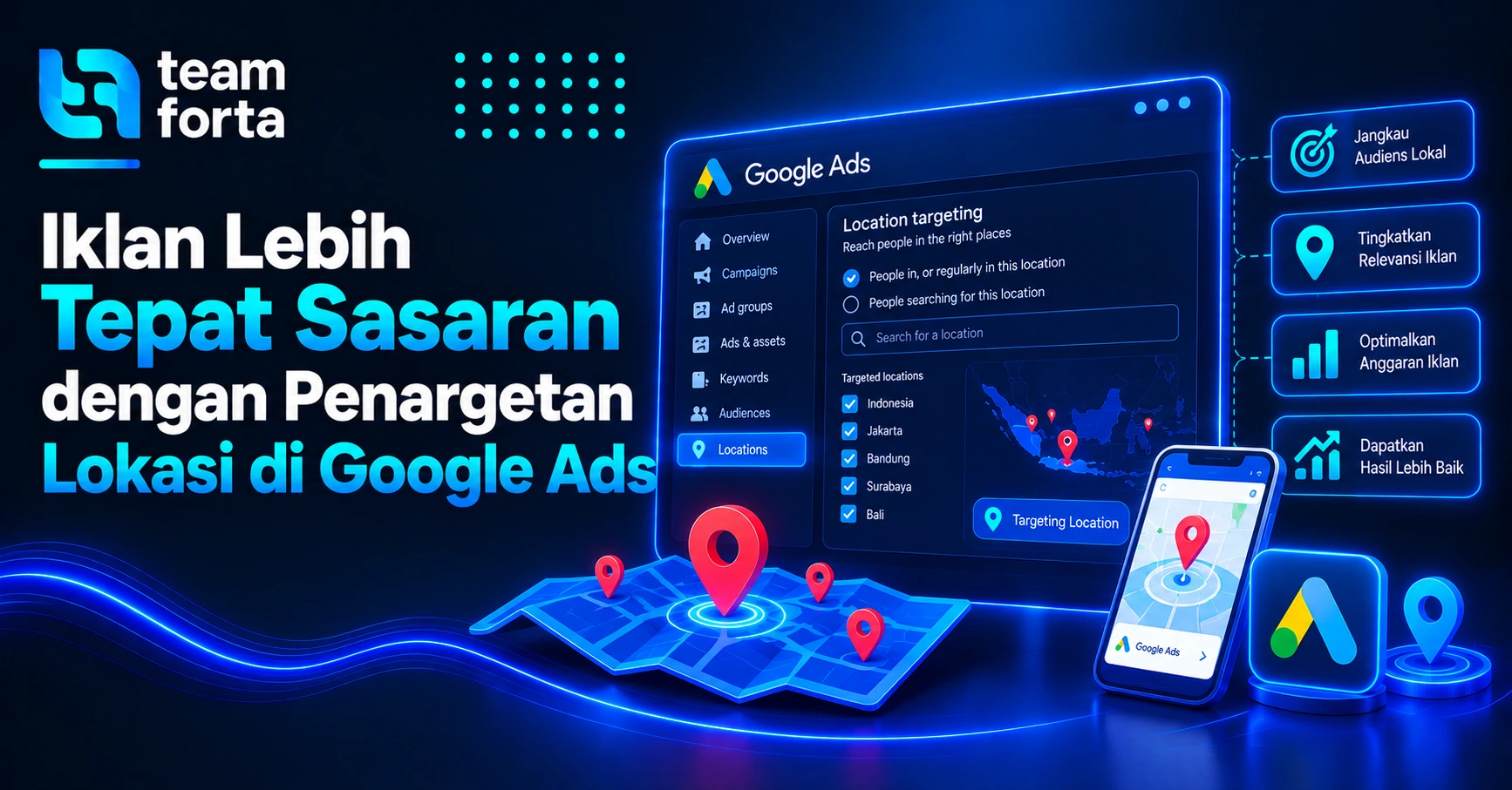 Team Forta - Iklan Lebih Tepat Sasaran dengan Penargetan Lokasi