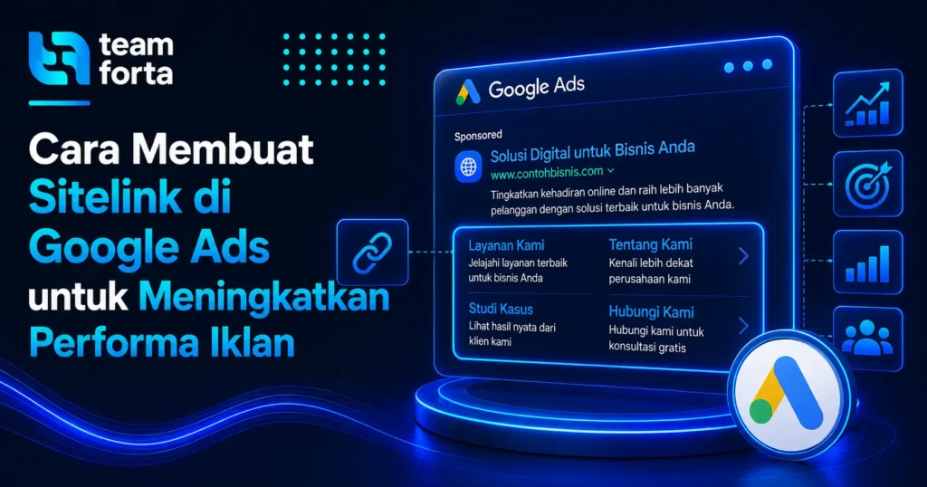 Team Forta - Membuat Sitelink di Google Ads untuk Meningkatkan Performa Iklan