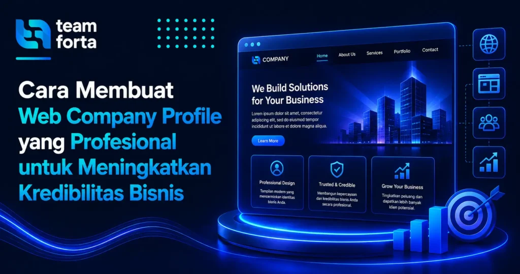 Team Forta - Membuat Web Company Profile yang Profesional