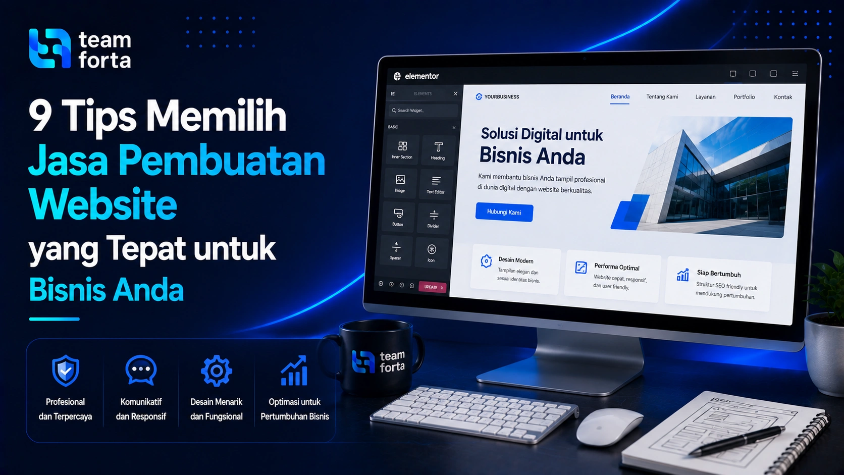Team Forta - Memilih Jasa Pembuatan Website