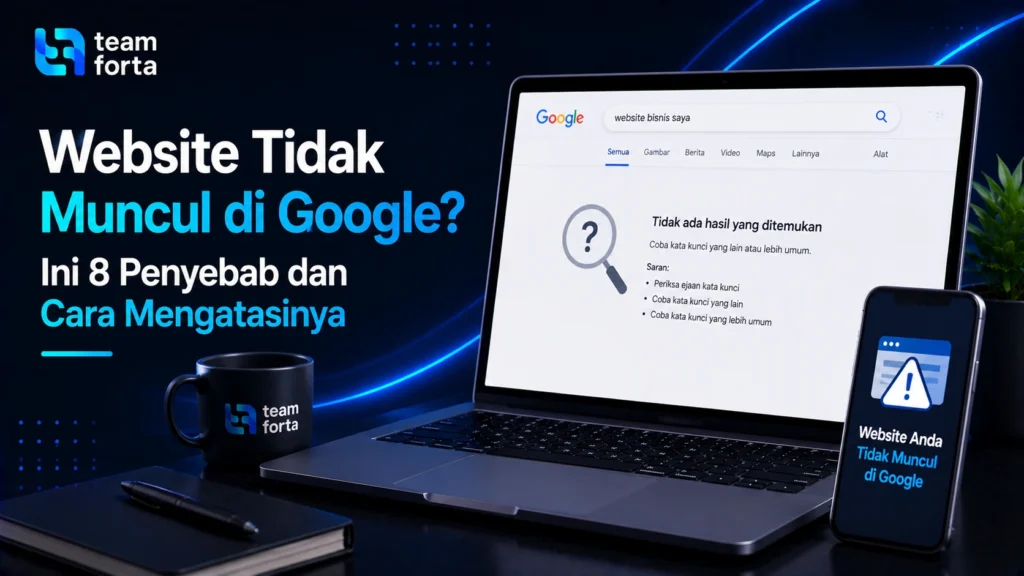 Website Tidak Muncul di Google? Ini 8 Penyebab dan Cara Mengatasinya