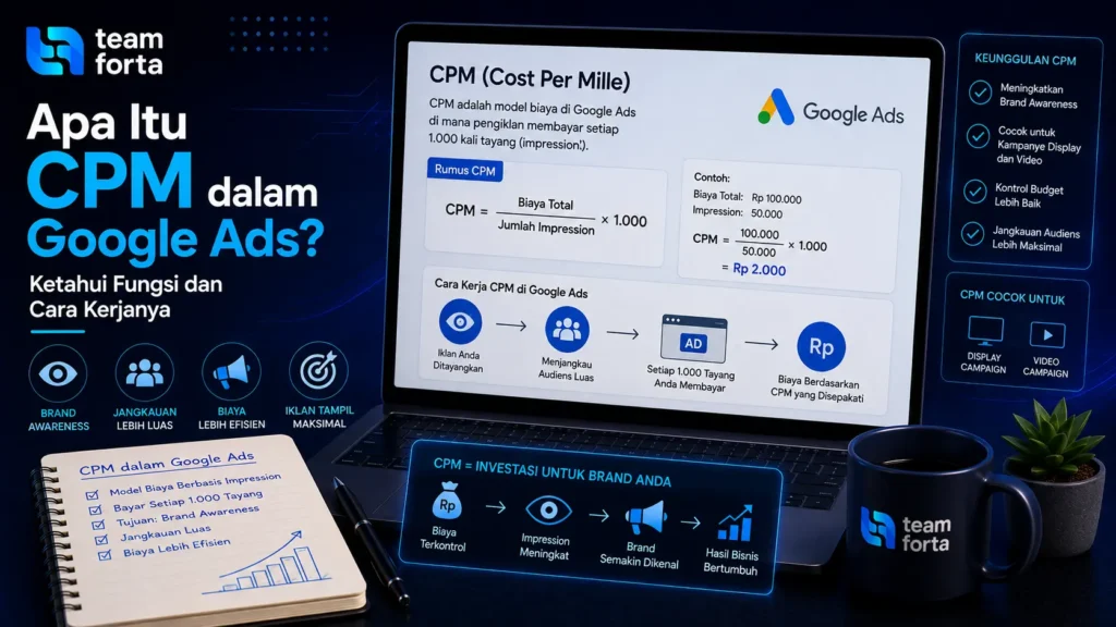 Team Forta - CPM dalam Google Ads