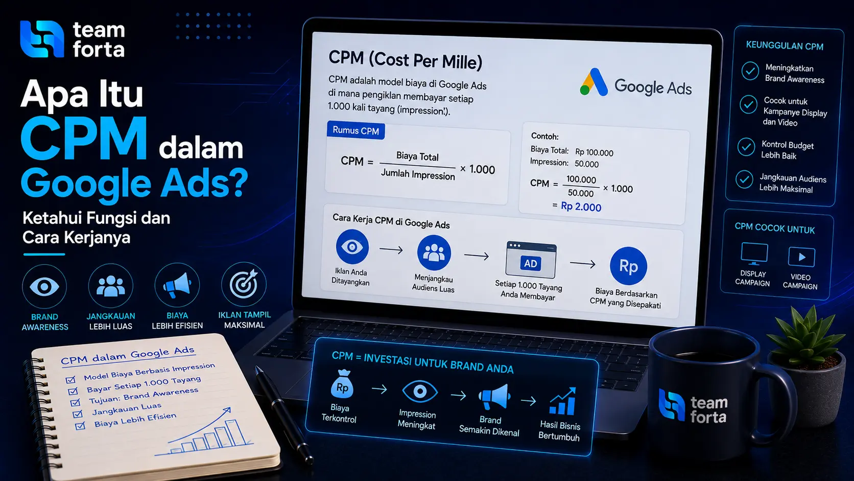 Team Forta - CPM dalam Google Ads