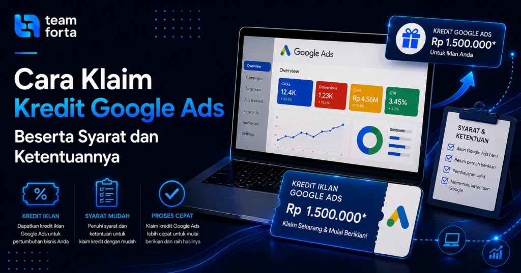 Team Forta - Cara klaim kredit google ads