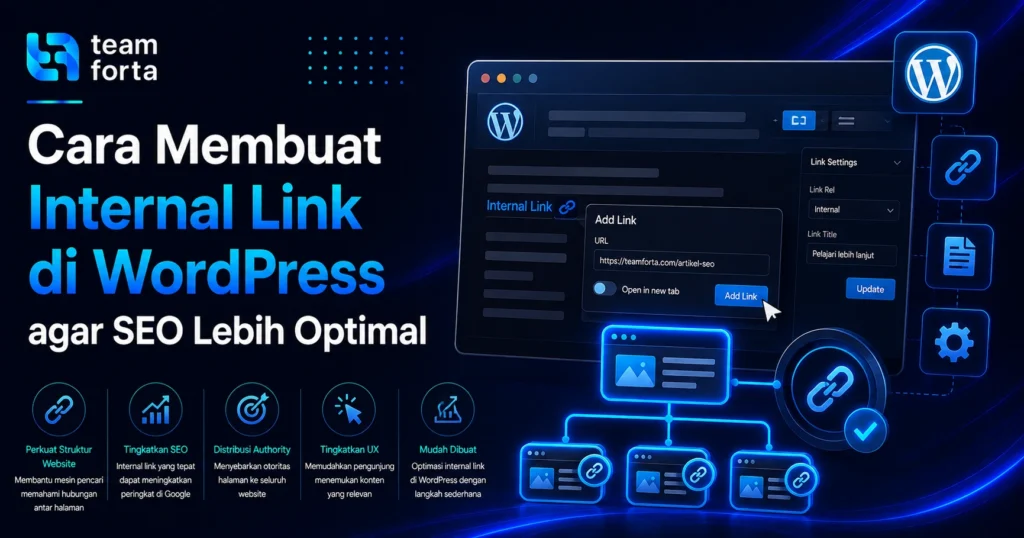 Team Forta - Cara membuat internal link di wordpress