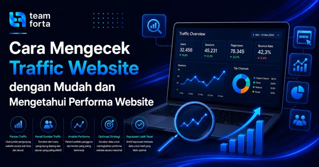 Team Forta - Cara mengecek traffic website