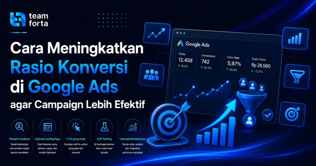 Team Forta - Cara meningkatkan rasio konversi di google ads