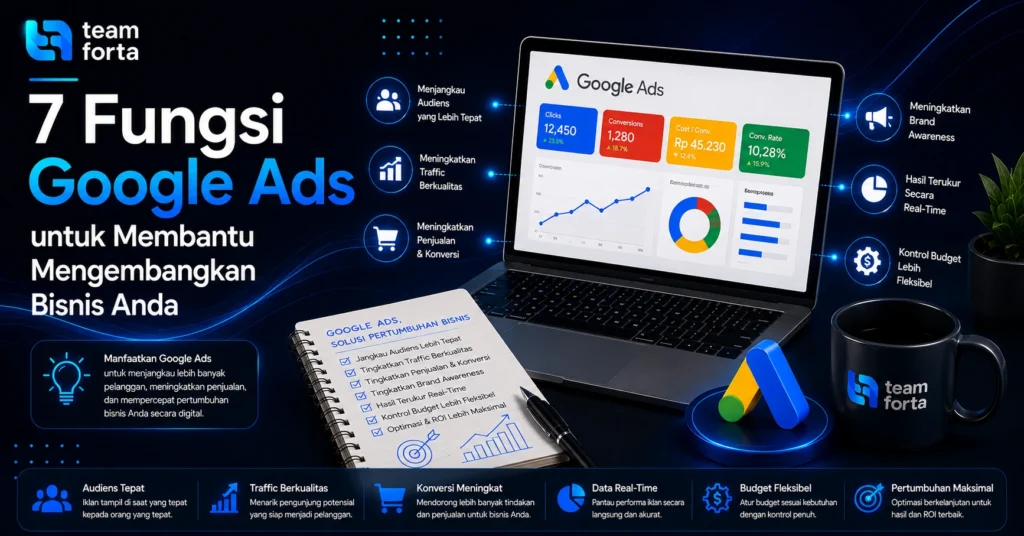 Team Forta - Fungsi google ads