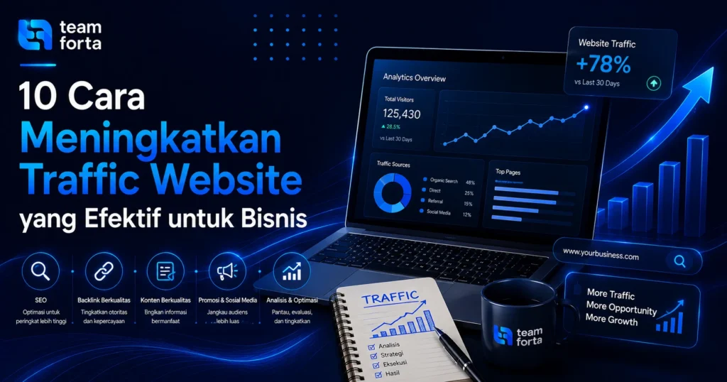 Team Forta - Meningkatkan traffic website
