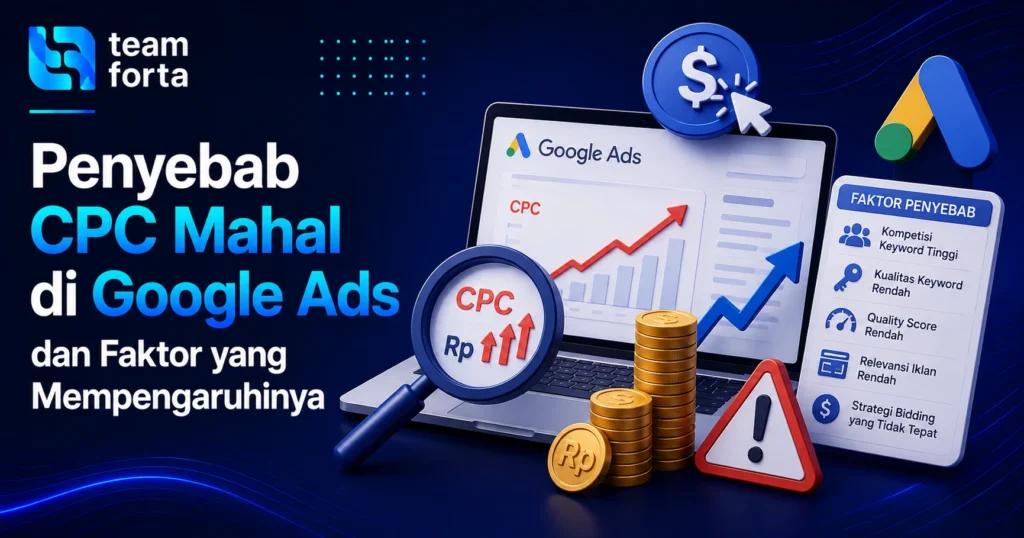 Team Forta-Penyebab CPC Mahal di Google