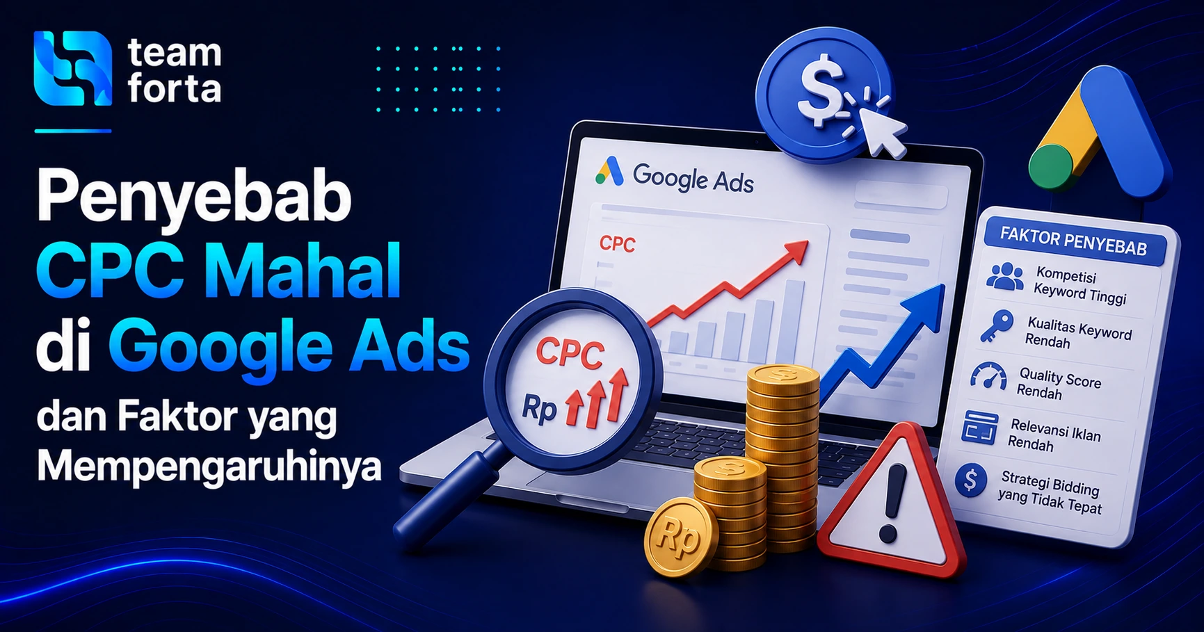 Team Forta-Penyebab CPC Mahal di Google