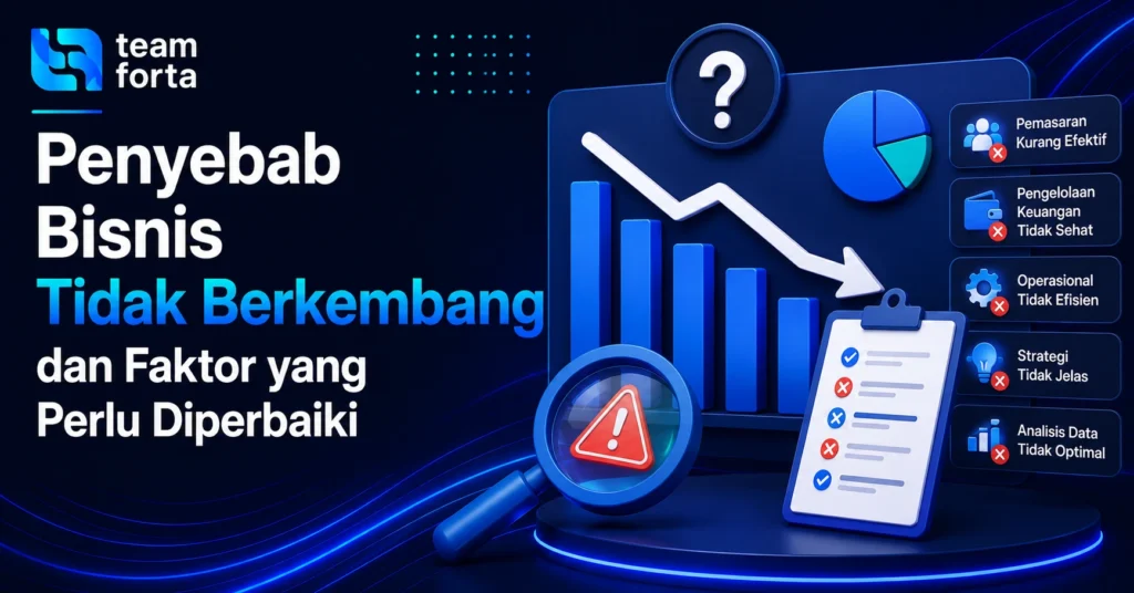 Team Forta - Penyebab bisnis tidak berkembang