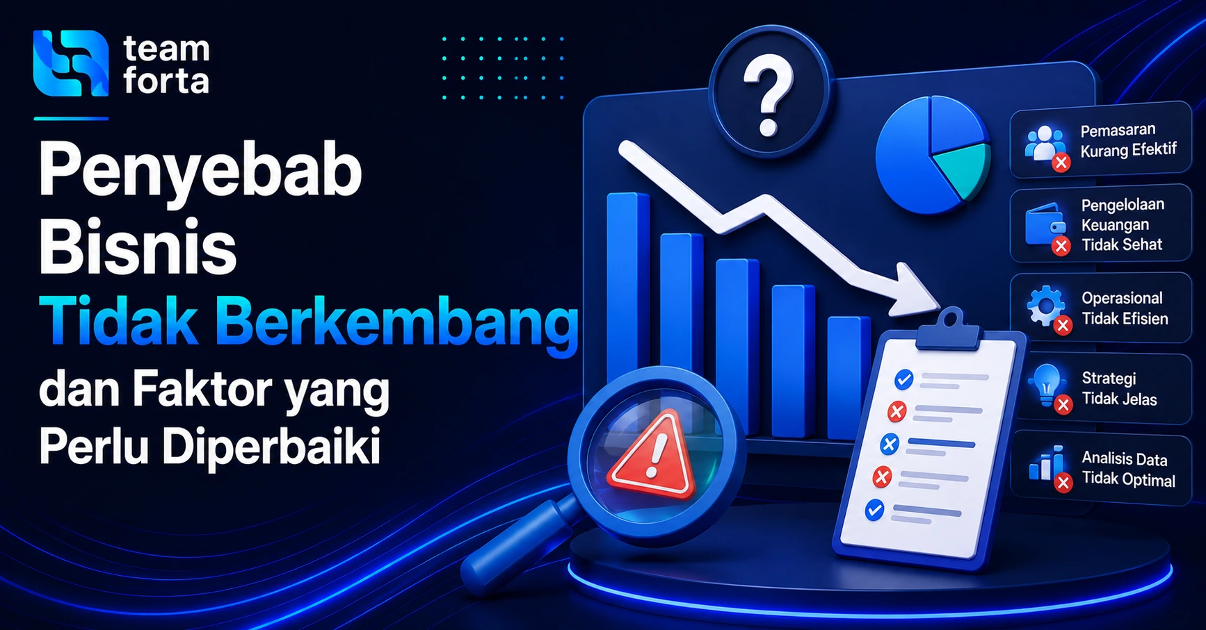 Team Forta - Penyebab bisnis tidak berkembang