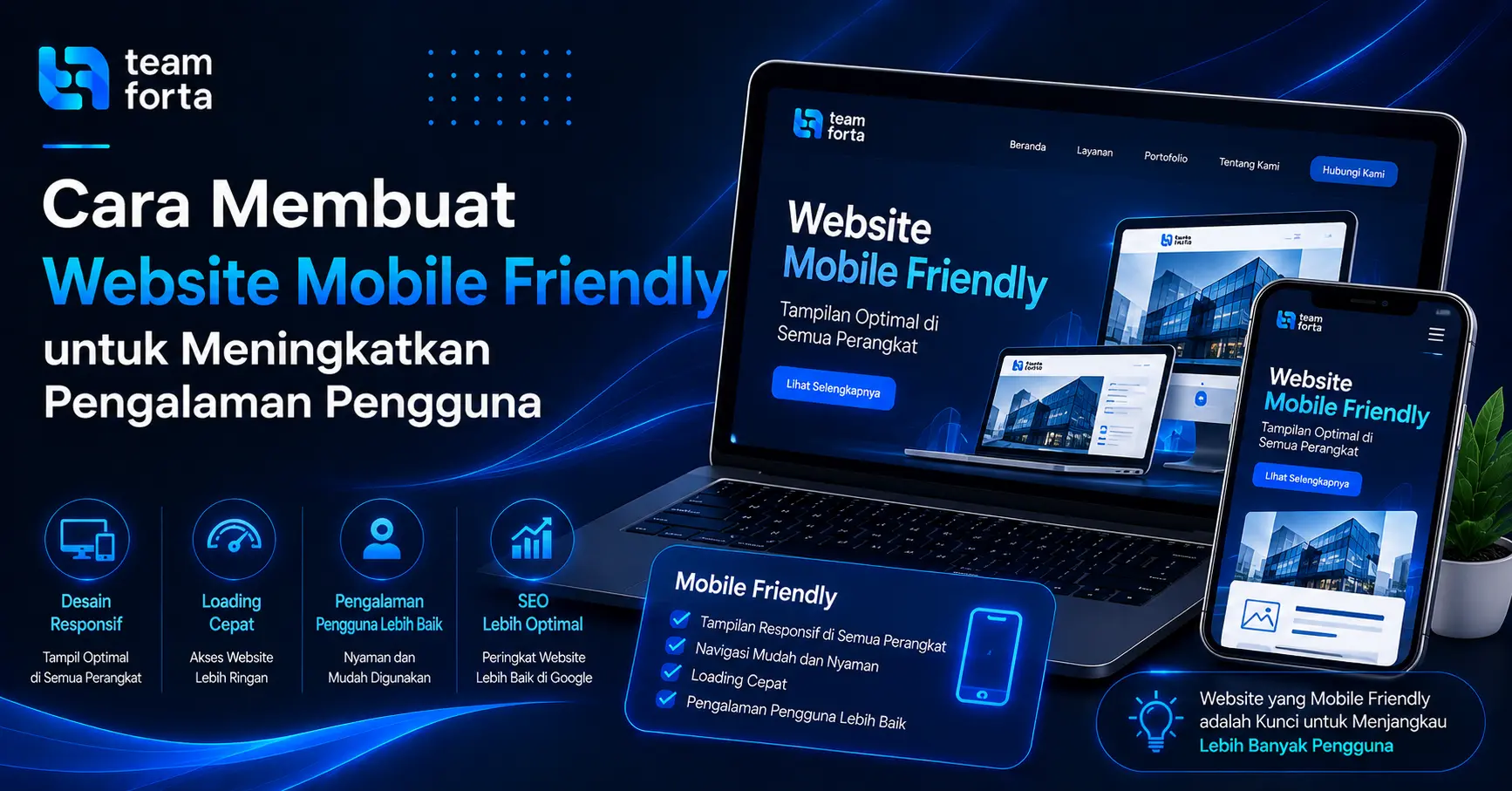 Teeam Forta - Cara membuat website mobile friendly
