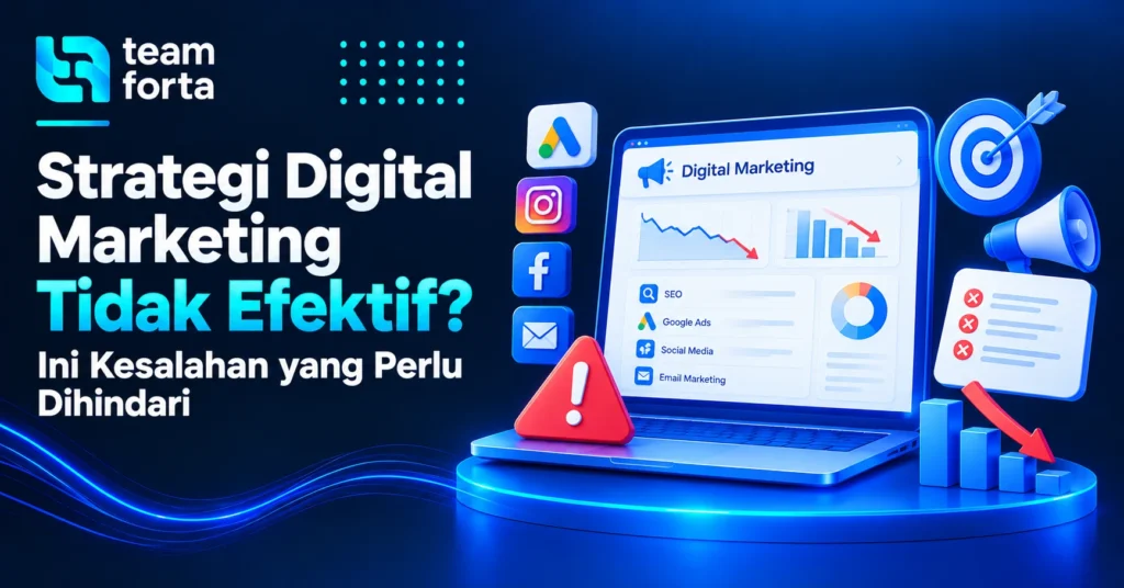 Team Forta - Strategi Digital Marketing Tidak Efektif