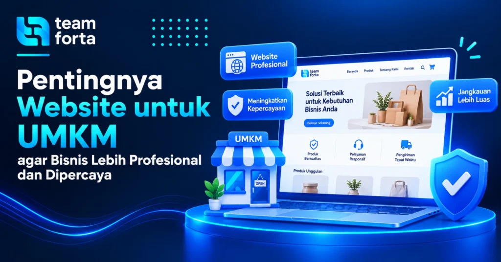 Team Forta - pentingnya website untuk umkm